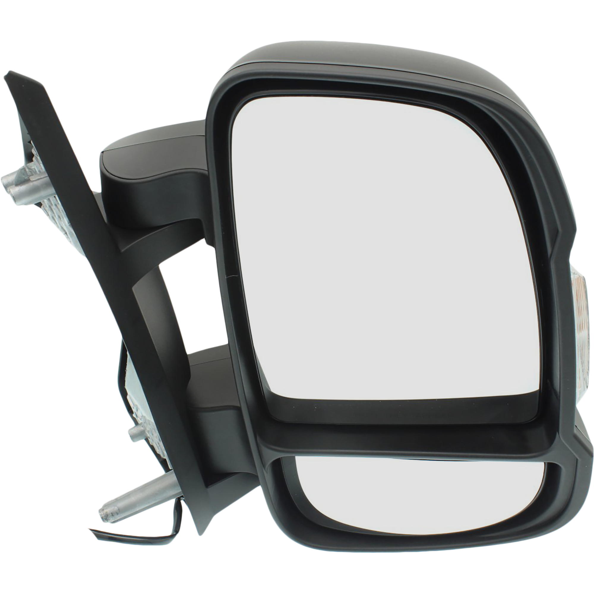 AM PROMASTER VAN 14-21 MIRROR RH Non Towing Manual Adjust Manual Folding Non Heated w Signal light Textured w Temp Sensor SKU DG118R S Partslink CH1321376 OEM 5VE98JXWAF 5VE98JXWAE