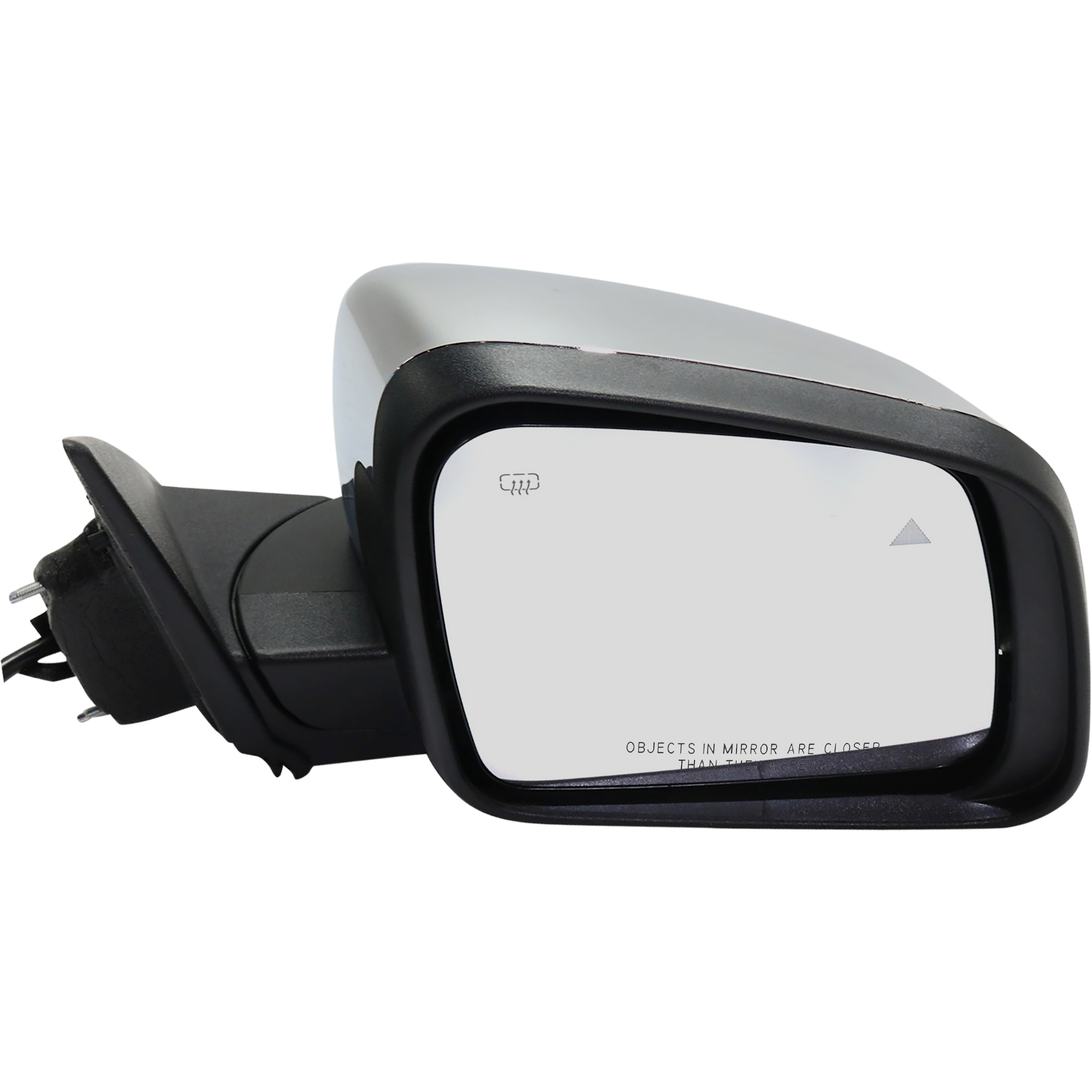 AM DURANGO 11-22 MIRROR RH Power Manual Folding Heated Chrome w BSD Memory and Signal Light No Auto dimming SKU DG123CR S Partslink CH1321420 OEM 68237574AF 68237574AD