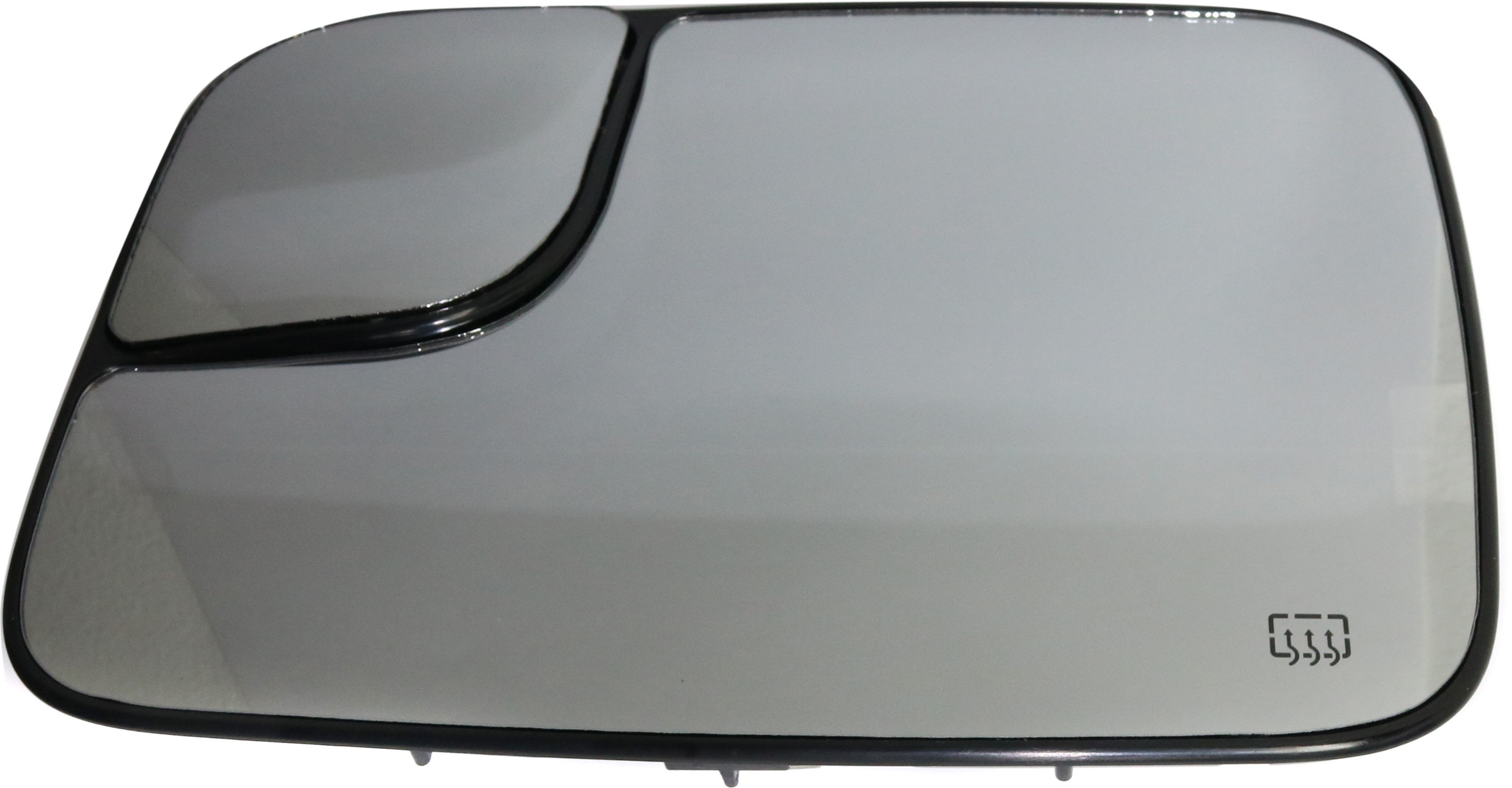 AM DODGE FULL SIZE P U 1500-02-04-2500-3500-03-04 MIRROR GLASS LH Heated Towing All Cab Types w Towing Pkg w Backing Plate SKU DG129GL Partslink CH1324120 OEM 5086219AA