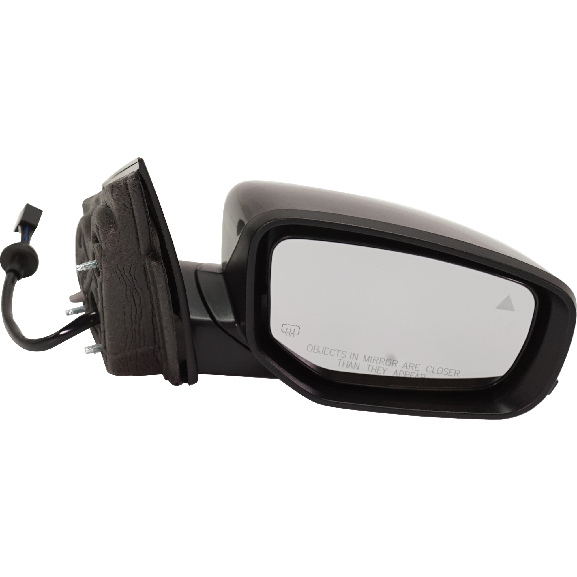 AM DART 13-15 MIRROR RH Power Manual Folding Heated Paintable w BSD Puddle Light and Signal Light SKU DG146ER S Partslink CH1321469 OEM 1TA141BUAI