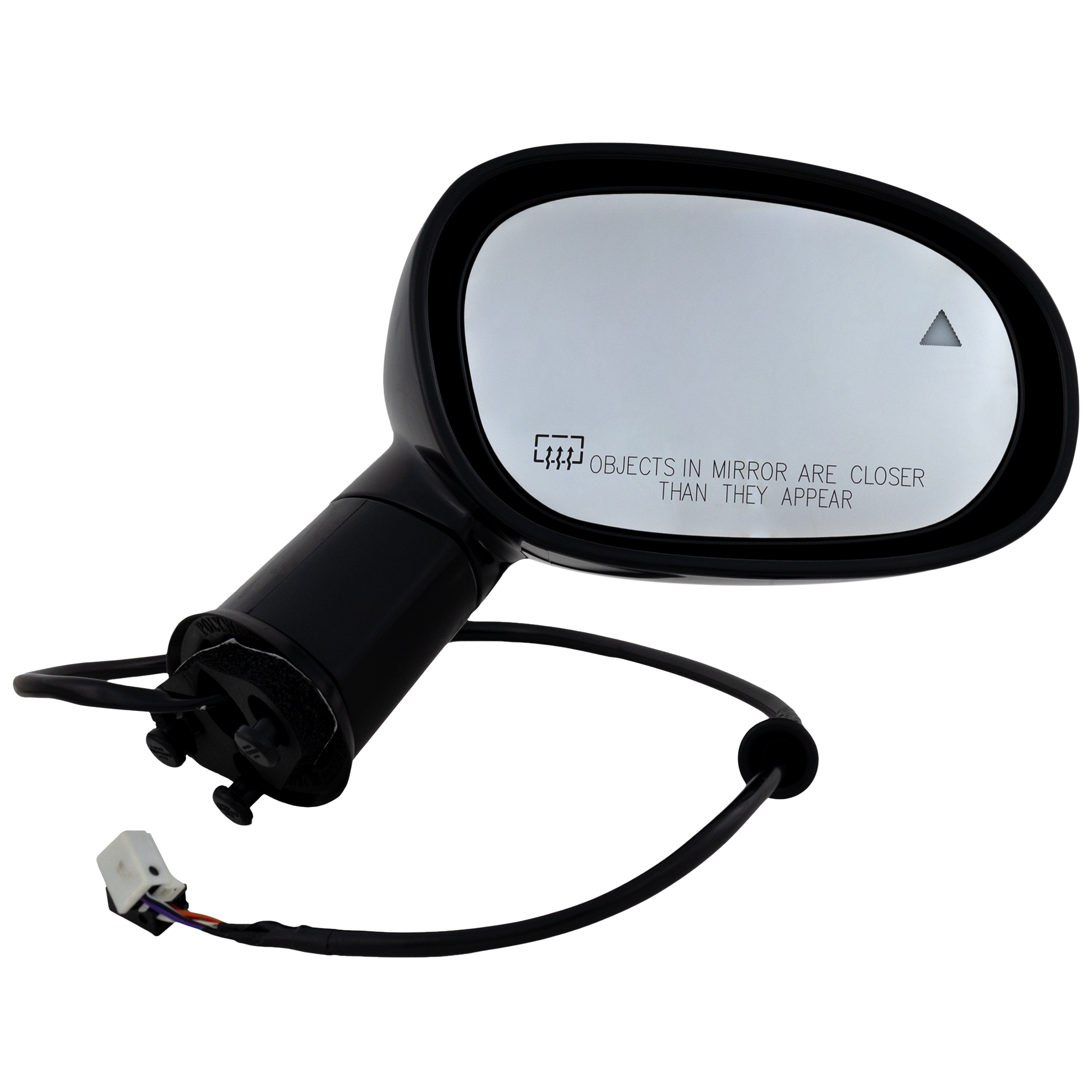 AM CHALLENGER 15-19 MIRROR RH Power Manual Folding Heated Paintable w BSD in Glass SKU DG148ER S Partslink CH1321483 OEM 5LD66DX8AD