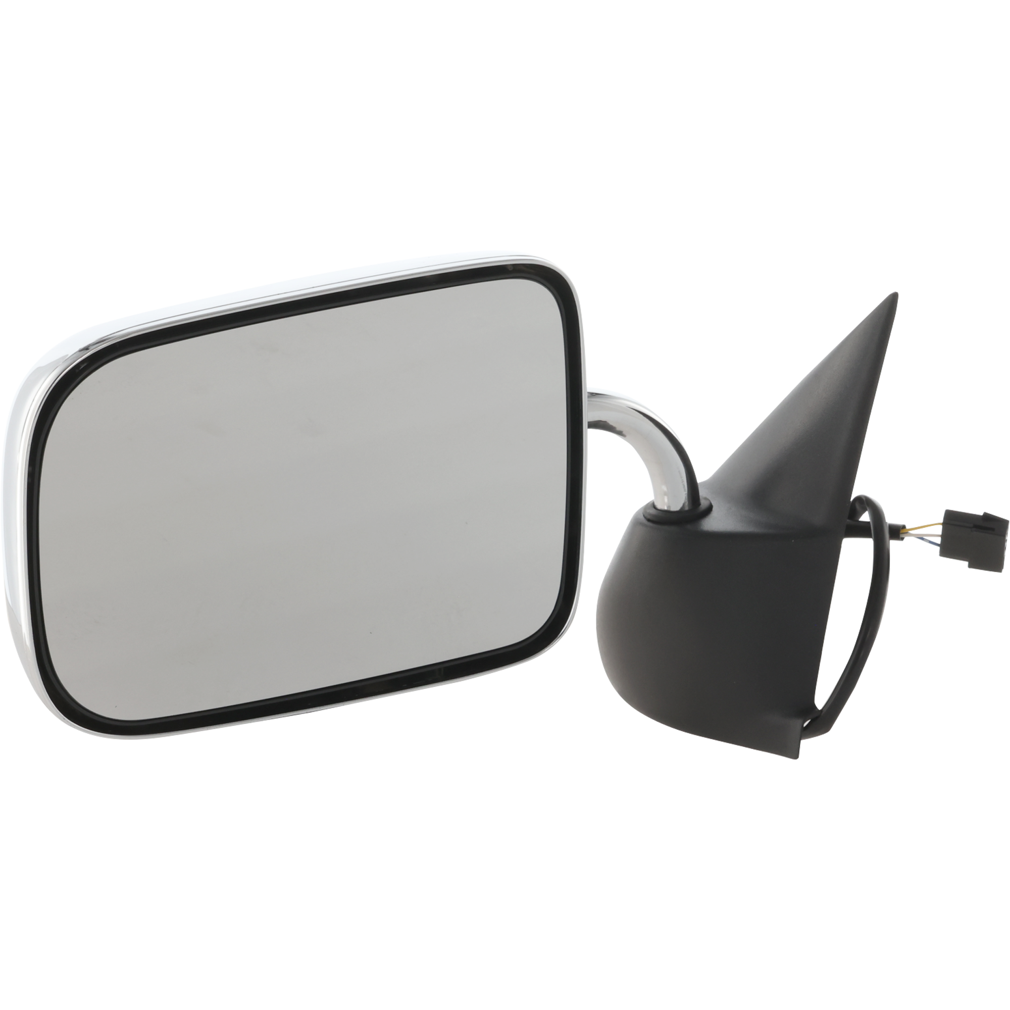 AM RAM FULL SIZE P U 94-97 MIRROR LH Non Towing Power Manual Folding Non Heated Chrome w Flat Glass SKU DG30EL Partslink CH1320132 OEM 55076613