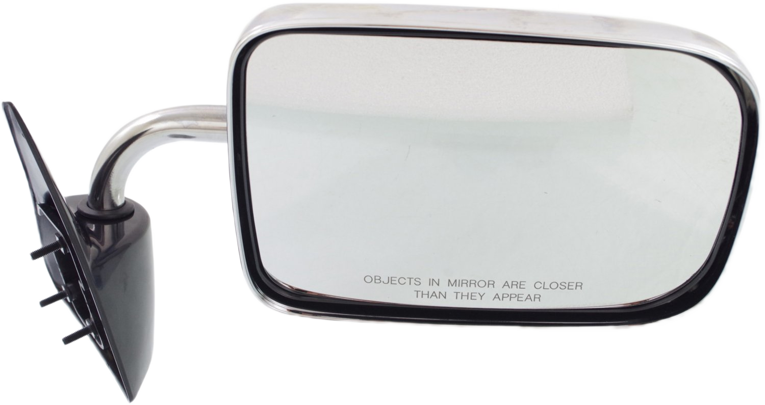 AM DAKOTA 87-96 MIRROR RH Manual Adjust Manual Folding Non Heated Chrome 6 x 9 in. SKU DG32R Partslink CH1321166 CH1321165 OEM 55074996-82400848
