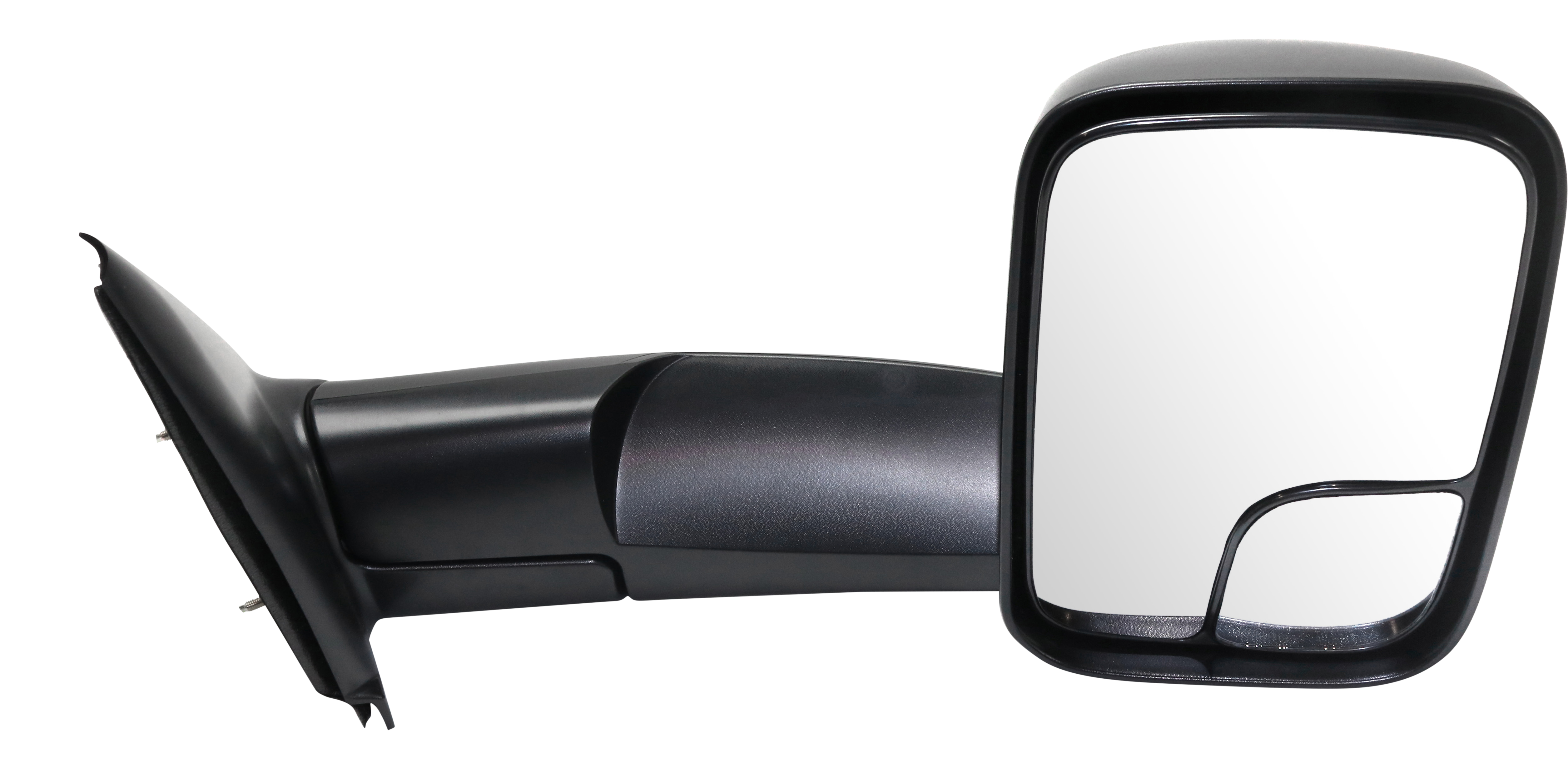 AM RAM 1500 P U 1500-02-09 RAM 2500-3500 P U 03-09 TOWING MIRROR RH Manual Adjust Manual Folding Non Heated Textured SKU DG44R Partslink CH1321227 OEM 55077492AN