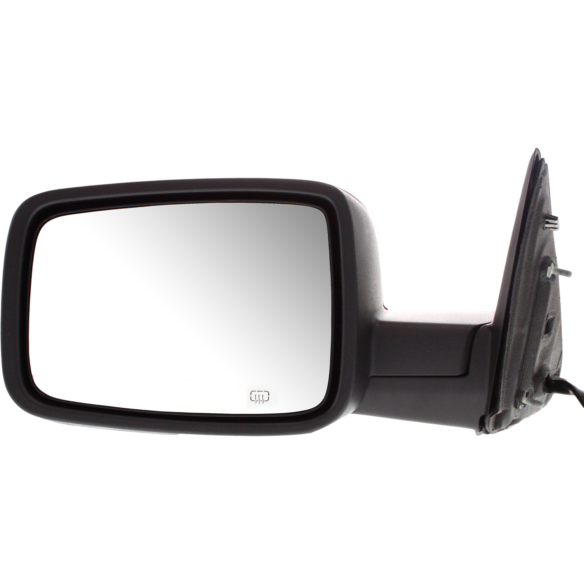 AM RAM 1500 P U 09-13 RAM 2500 P U 10-12 MIRROR LH Non Towing Power Manual Folding Heated Textured No Memory Puddle Light and Signal Light SKU DG61EL Partslink CH1320303 OEM 55372067AI 55372067AH
