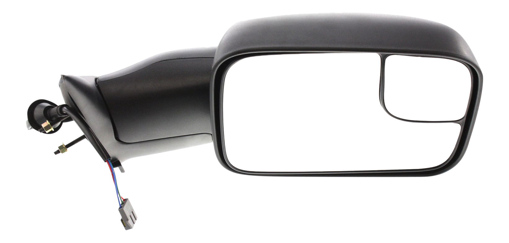 AM RAM FULL SIZE P U 94-97 TOWING MIRROR RH Power Manual Folding Non Heated Textured SKU DG66ER OEM 55076612