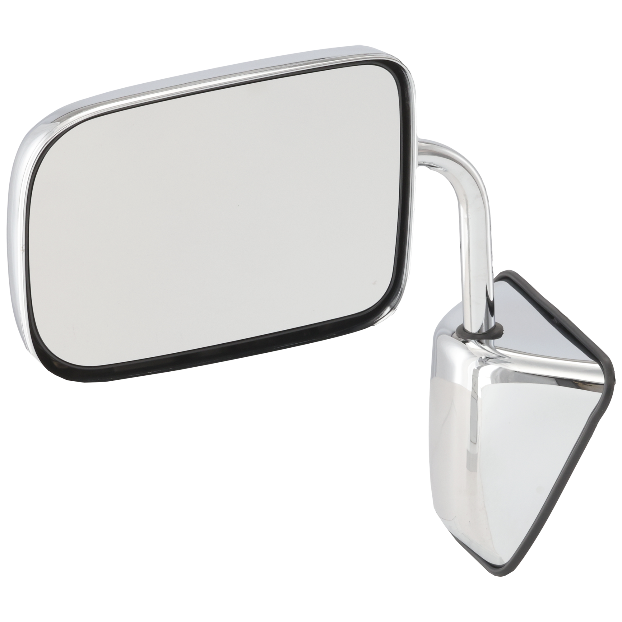 AM DODGE FULL SIZE P U 88-93 MIRROR LH Non Towing Manual Adjust Manual Folding Non Heated Chrome 6 x 9 in. SKU DG68L Partslink CH1320272 OEM 55074999