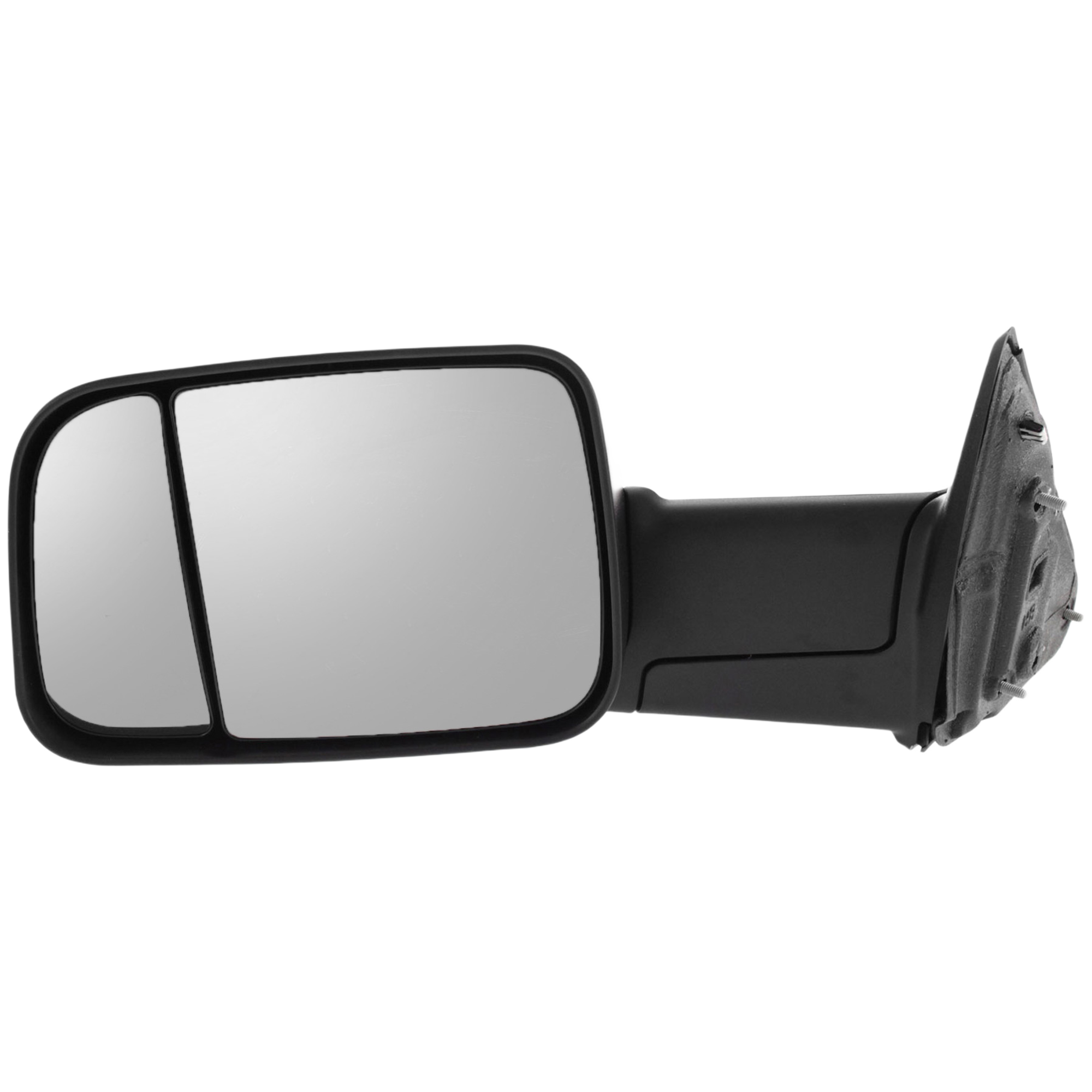 AM RAM 1500-2500 P U 10-12 RAM 3500 P U 10-11 MIRROR LH Towing Manual Adjust Manual Folding Non Heated Textured No Memory Puddle Light and Signal Light SKU DG71L Partslink CH1320314 OEM 55372073AL 55372073AC 55372073