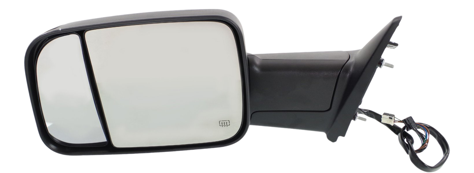 AM RAM 1500 P U 12-13 TOWING MIRROR LH Power Manual Folding Heated Textured w Puddle and Signal Lights SKU DG95EL S Partslink CH1320333 OEM 68143805AB