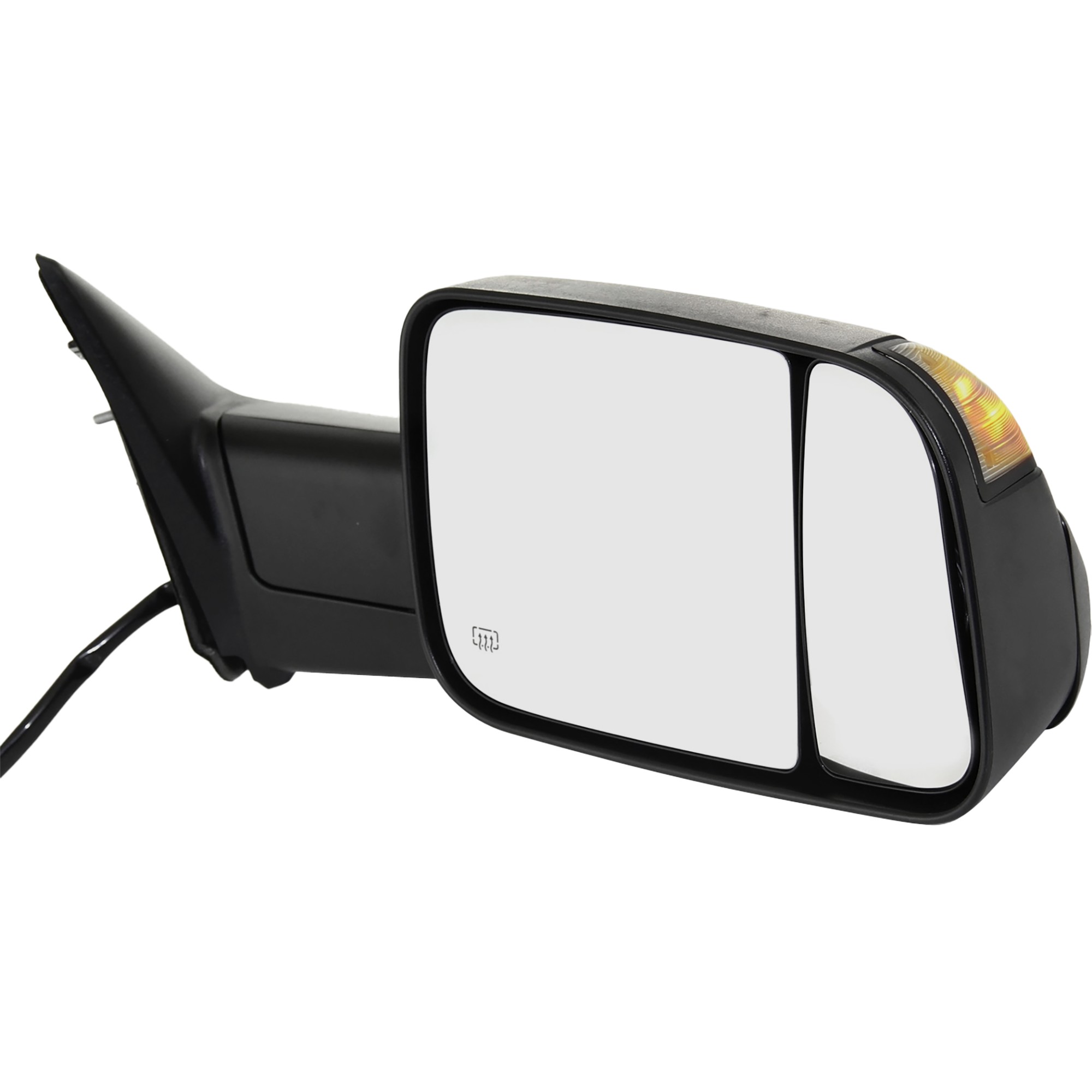 AM RAM FULL SIZE P U 12-18 MIRROR RH Towing Power Manual Folding Heated Textured w Puddle and Signal Lights No Memory Includes 19-22-1500 Classic SKU DG96ER S Partslink CH1321350 OEM 68412786AB 68285864AB