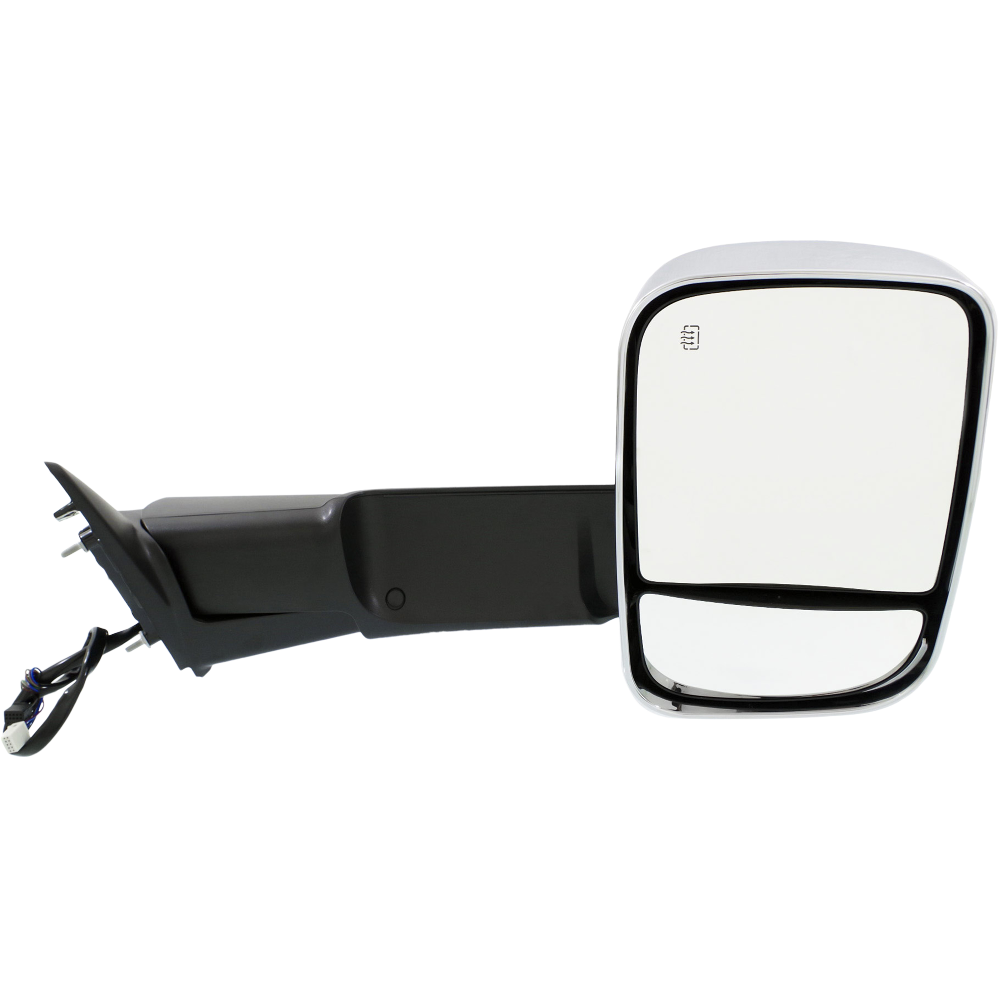 AM RAM 1500-2500 P U 13-18 RAM 3500-12-18 MIRROR RH Towing Power Manual Folding Heated Chrome w Memory Puddle Light and Signal Light Includes 19-21-1500 Classic SKU DG98CR S Partslink CH1321351 OEM 68412812AB 68285866AB