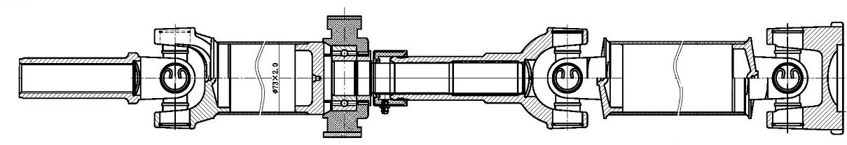 AM Driveshaft SKU DSSFO611 OEM AL3Z 4R602