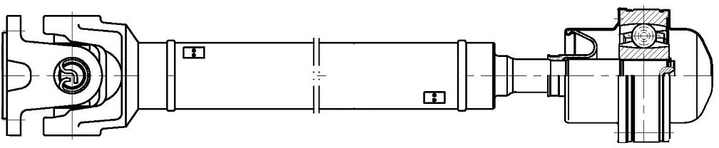 AM Driveshaft SKU DSSJP415 OEM P52853442AE