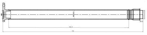AM Driveshaft SKU DSSLR119 OEM TVB000370 TVB500290