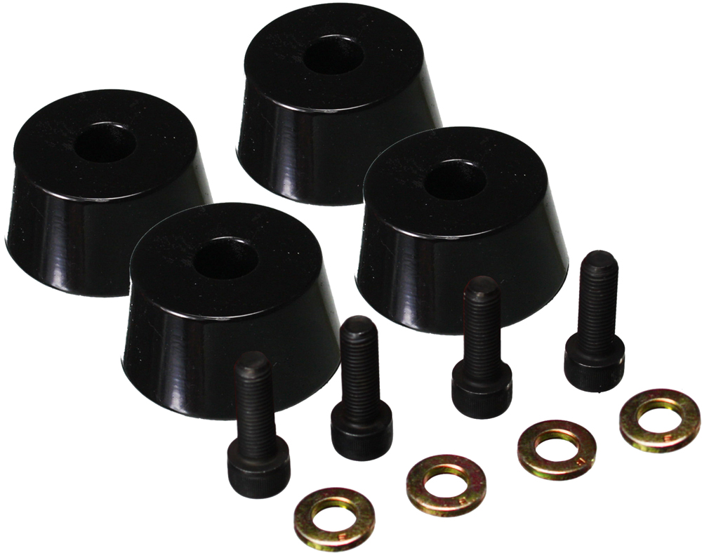 AM Front Bump Stop Set for Tacoma and 4Runner Limited 2 year warranty Black SKU E1289103G