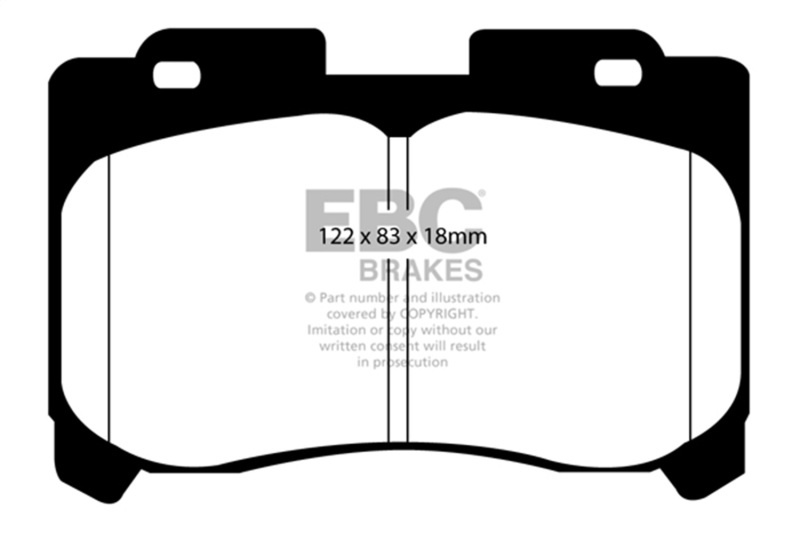 AM EBC REDSTUFF CERAMIC PADS SKU E35DP31004C OEM 0446514150