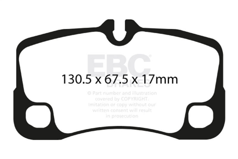 AM EBC REDSTUFF CERAMIC PADS SKU E35DP31930C OEM 99735294905