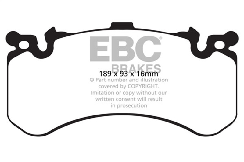 AM EBC Redstuff 3000 Ceramic 2 Wheel Set Performance SKU E35DP32158C