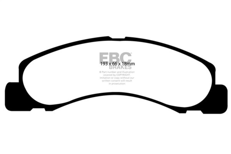 AM EBC YELLOWSTUFF PADS SKU E35DP41308R