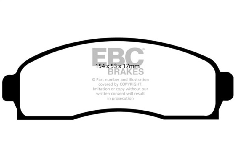 AM EBC YELLOWSTUFF PADS SKU E35DP41617R