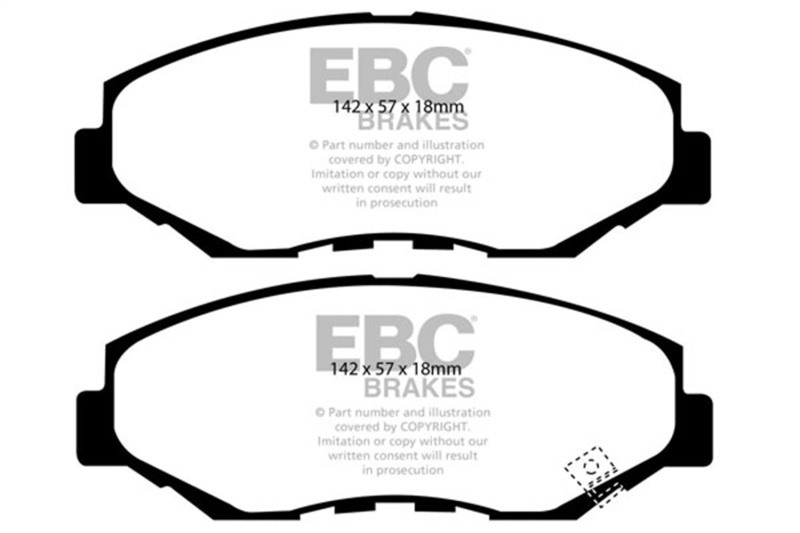 AM EBC YELLOWSTUFF PADS SKU E35DP41655R OEM 45022S9AA01