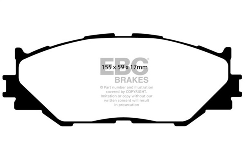 AM EBC YELLOWSTUFF PADS SKU E35DP41772R OEM 0446553020