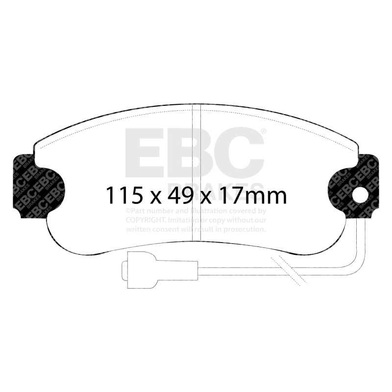 AM Brake Disc and Pad Kit SKU E35S20K2326