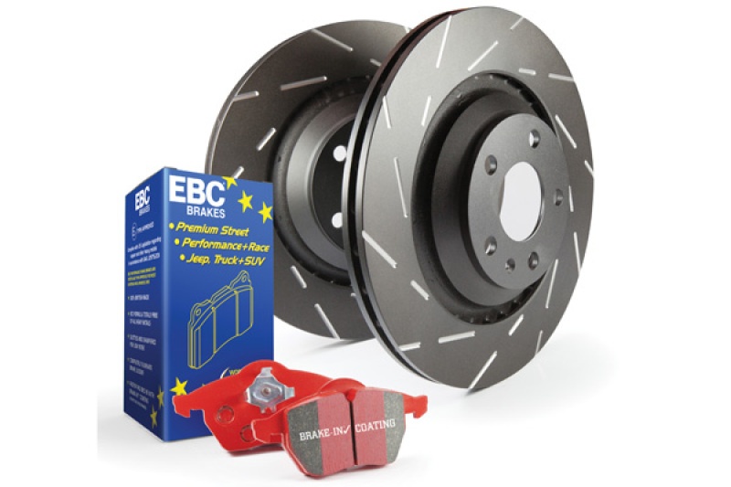 AM Stage 4 Kits Redstuff and USR rotors DP31880C+USR1704 SKU E35S4KR1439