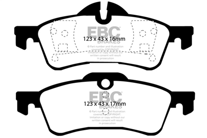 AM EBC ULTIMAX PADS SKU E35UD1060