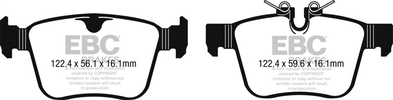 AM EBC brake Ultimax2 brake Pads SKU E35UD1821