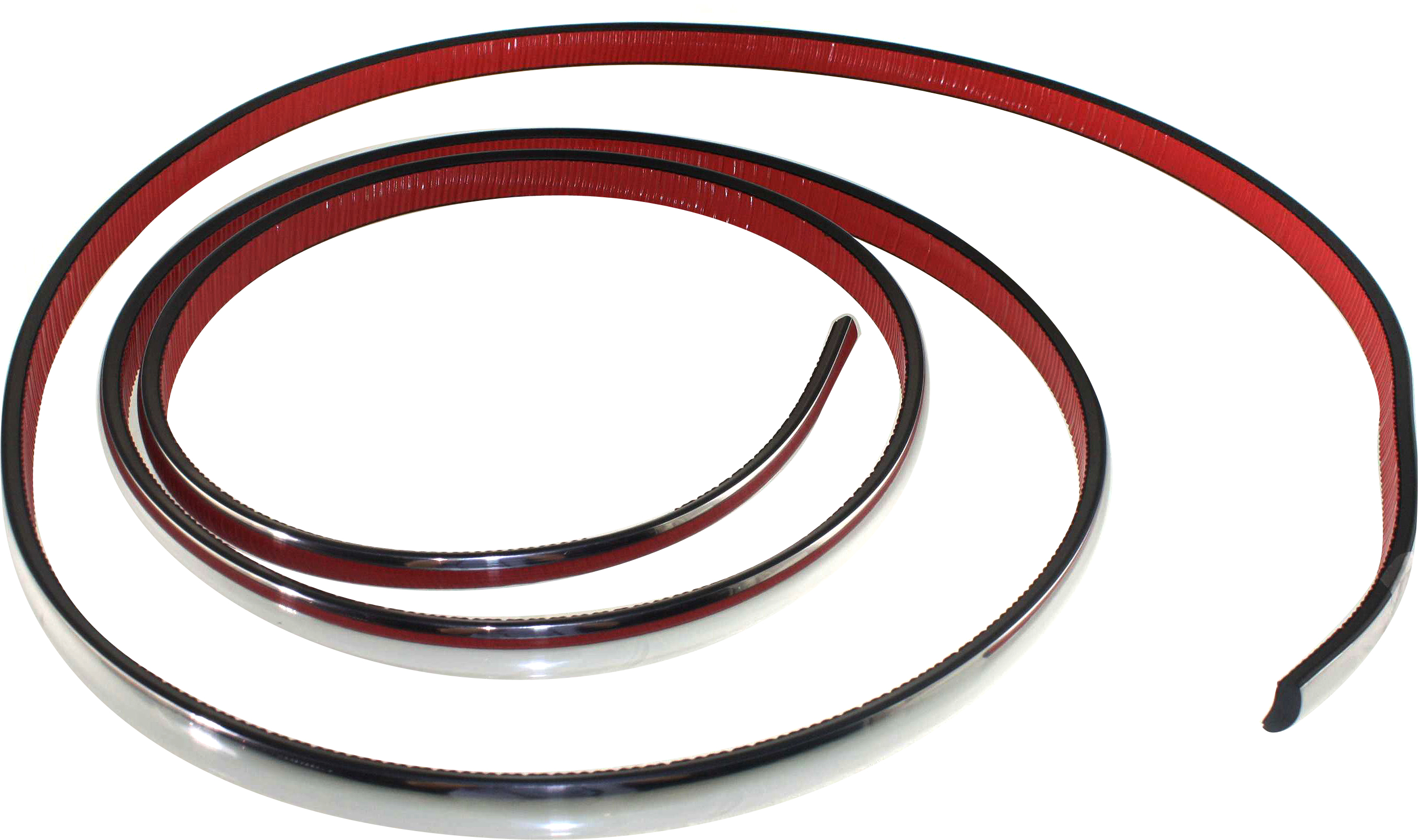AM TOWN CAR 91-94 REAR BUMPER MOLDING Upper Molding Plastic Chrome SKU ECL 104 Partslink FO1157180 OEM 3W1Z17C830AC