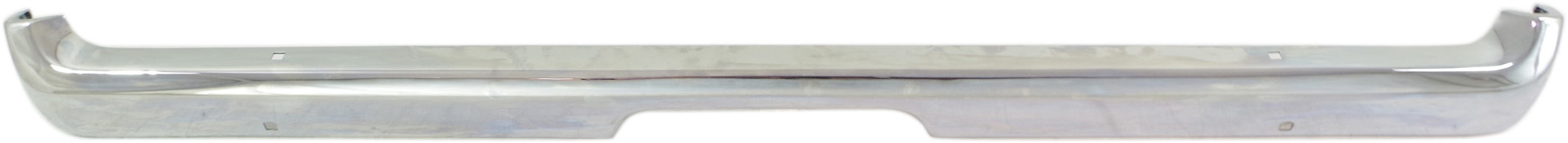 AM MUSTANG 71-73 REAR BUMPER Chrome W O Guard and Strip Holes SKU F00760704 Partslink FO1102117 OEM D3ZZ17906D
