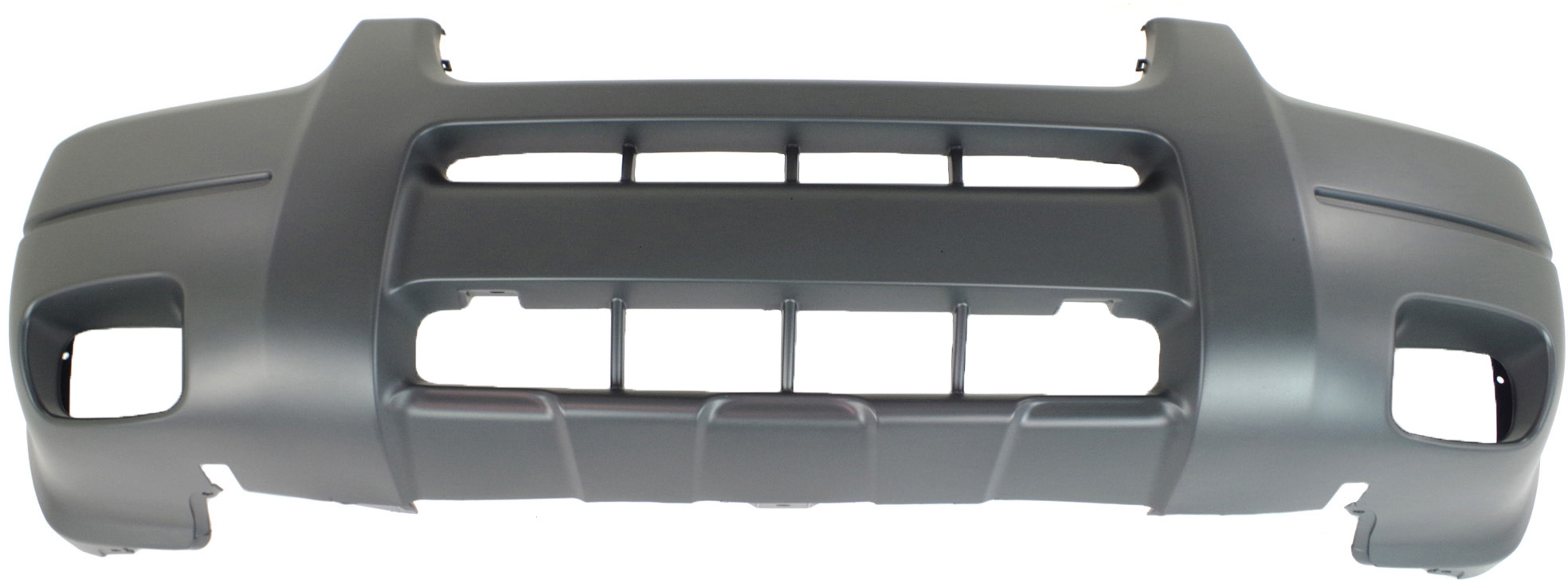 AM ESCAPE 01-04 FRONT BUMPER COVER Txtd Platinum w Fog Light Holes XLS XLT Model w fender flares SKU F010320 Partslink FO1000521 OEM YL8Z17D957MAB