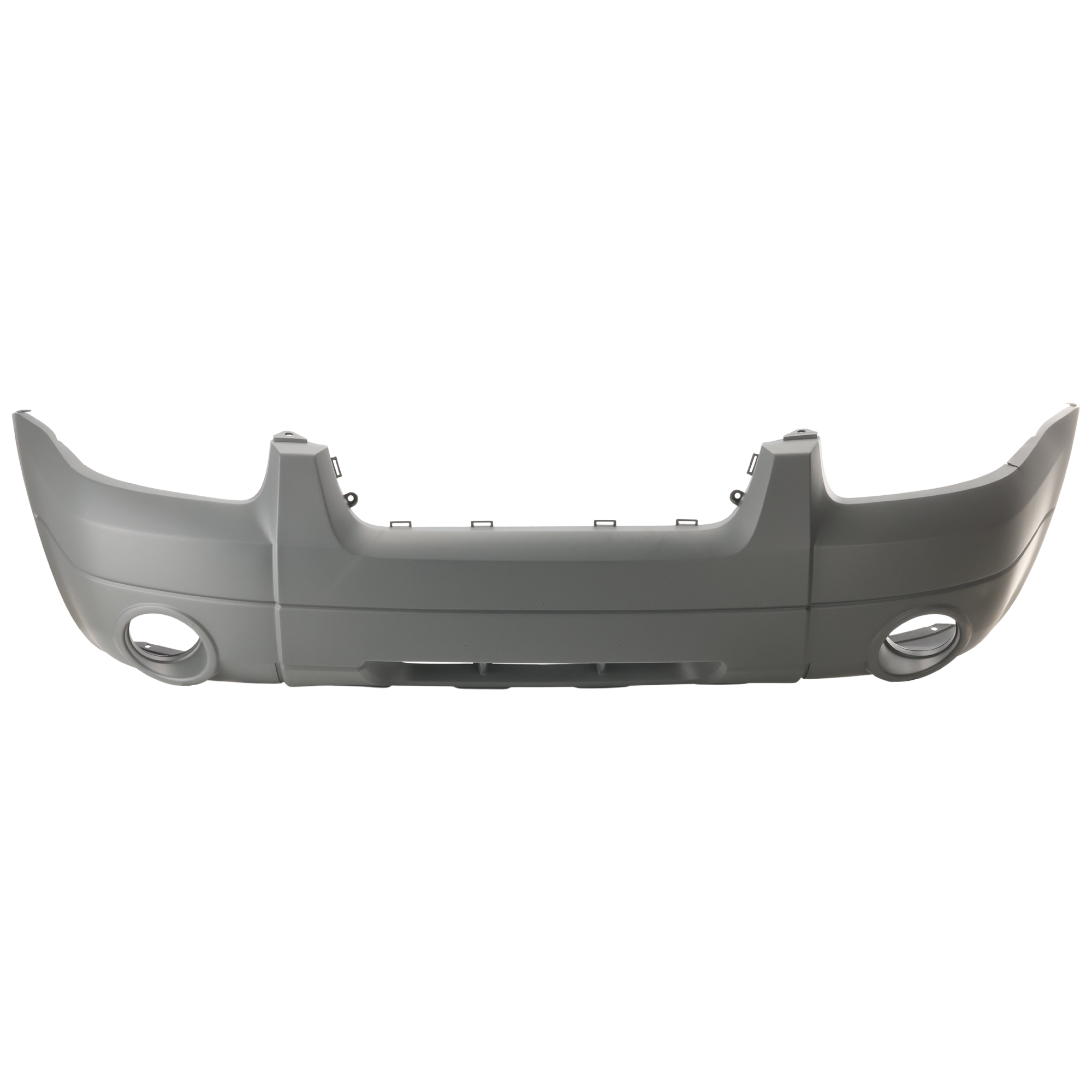 AM ESCAPE 05-07 FRONT BUMPER COVER Textured w Fog Light Holes XLT Hybrid w o fender flares SKU F010342 Partslink FO1000571 OEM 5L8Z17D957BAA