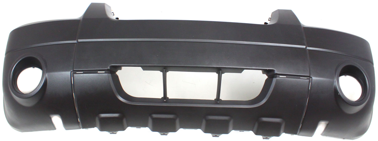 AM ESCAPE 05-05 FRONT BUMPER COVER Textured w Fog Light Holes XLT Sport w fender flares SKU F010343 Partslink FO1000570 OEM 5L8Z17D957CAA
