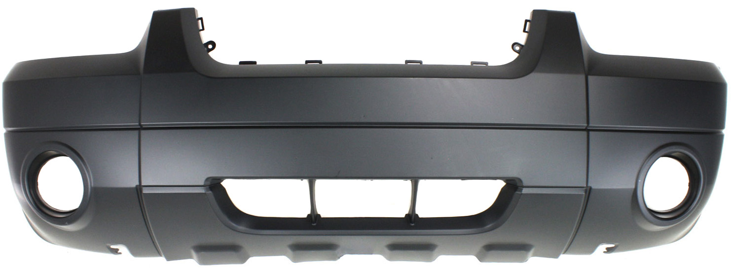 AM ESCAPE 05-07 FRONT BUMPER COVER Primed w Fog Light Holes XLT Limited Hybrid Models w fender flares SKU F010345P Partslink FO1000569 OEM 5L8Z17D957DAA