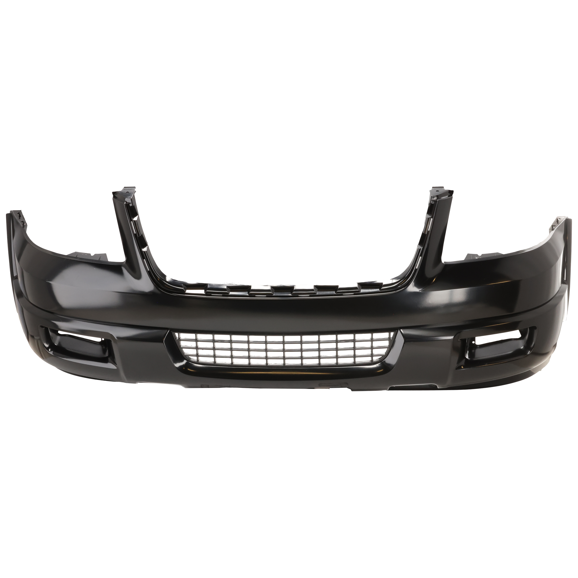 AM EXPEDITION 04-06 FRONT BUMPER COVER Primed w Absorber w Spoiler Holes Eddie Bauer Limited XLT Sport Models SKU F010370P Partslink FO1000558 OEM 4L1Z17D957HAA