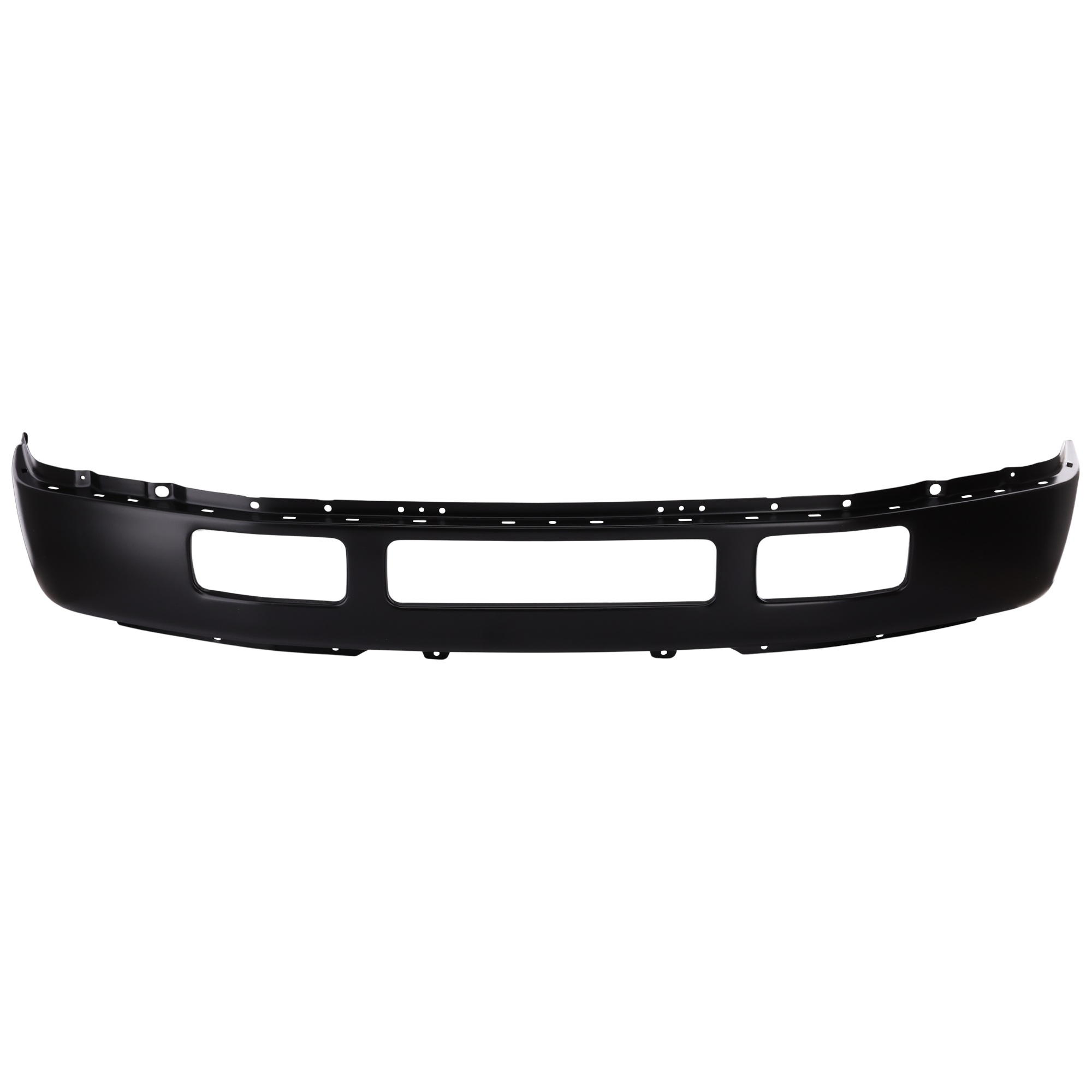 AM EXCURSION 05-05 F SERIES SUPER DUTY 05-07 FRONT BUMPER Black w o Fender Flare Holes SKU F010702 Partslink FO1002393 OEM 5C3Z17757CAA