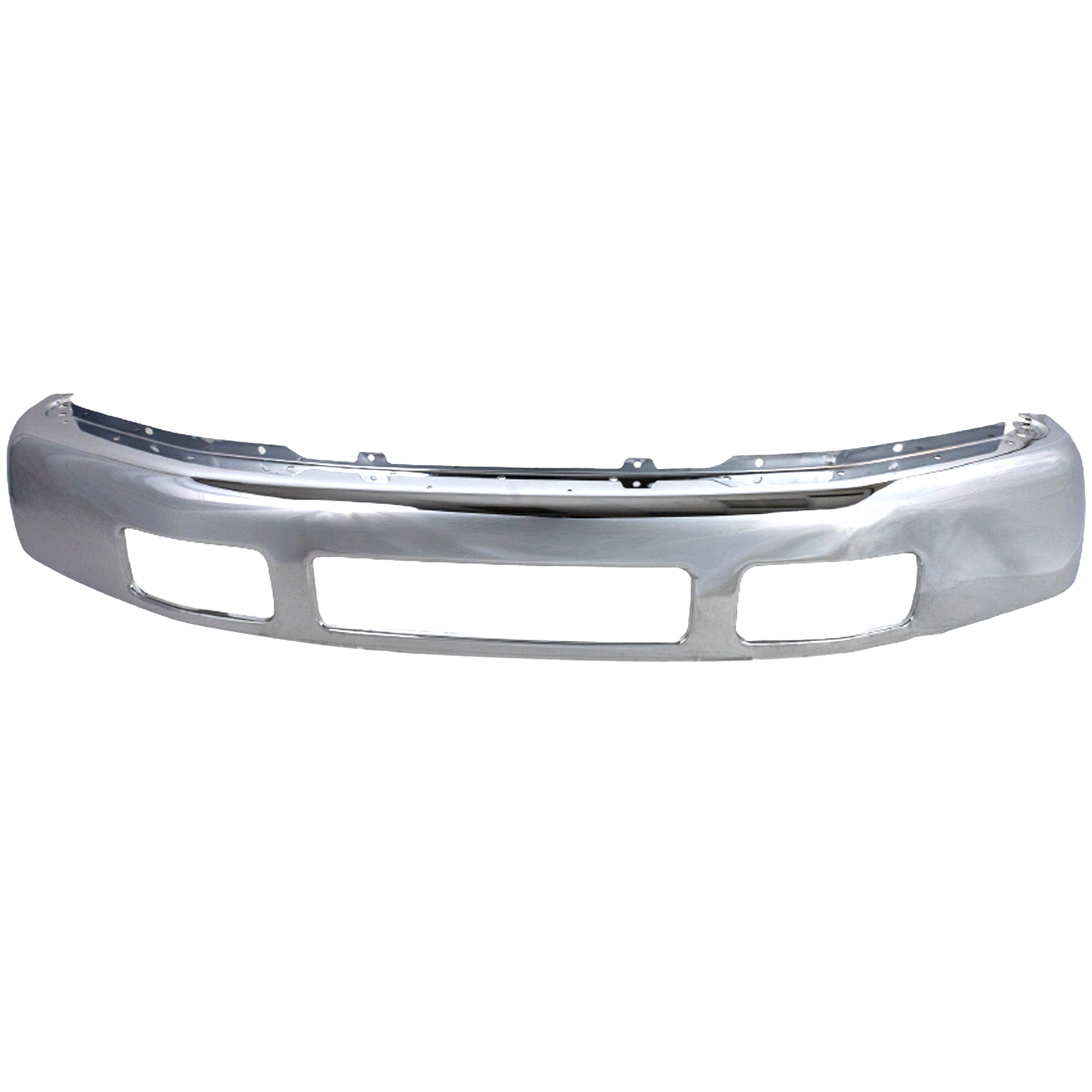 AM F SERIES SUPER DUTY EXCURSION 05-07 FRONT BUMPER Chrome w o Fender Flare holes SKU F010907 Partslink FO1002392 OEM 5C3Z17757BA
