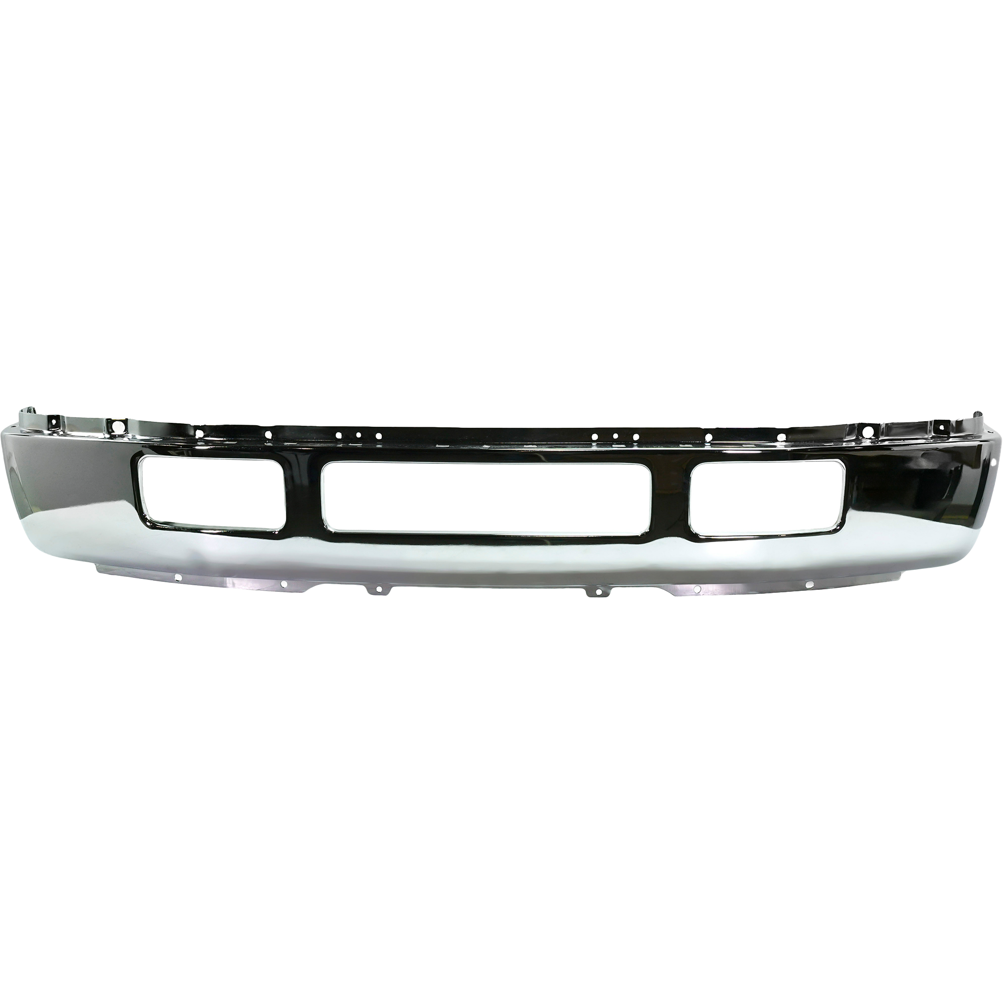 AM F 450 SUPER DUTY F 550 SUPER DUTY 05-07 FRONT BUMPER Chrome w Fender Flare SKU F010908 Partslink FO1002396 OEM 5C3Z17757FA