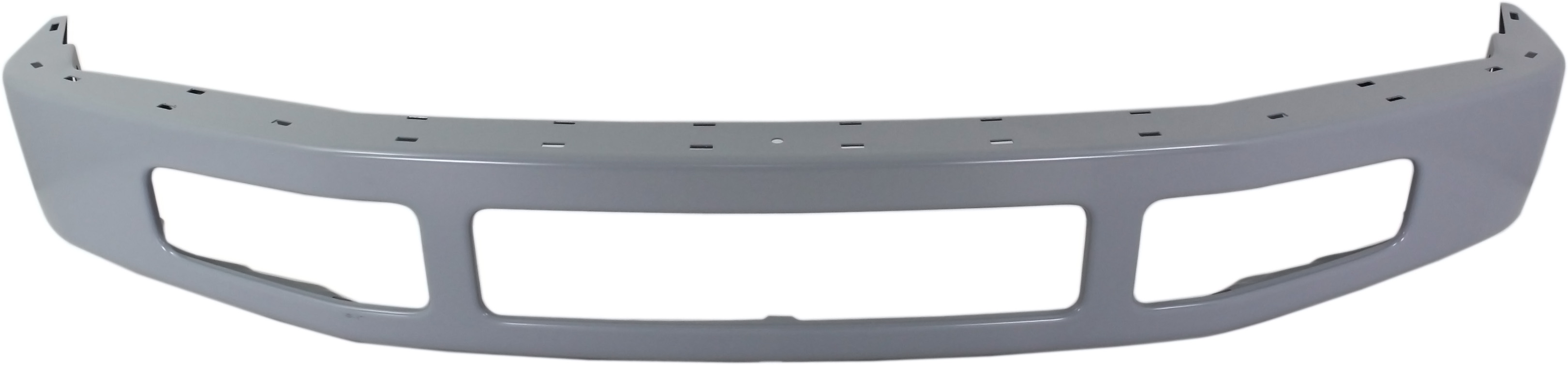 AM F 250 SUPER DUTY F 350 SUPER DUTY 08-10 FRONT BUMPER Paint to Match Steel w o Side Moulding Hole w Moulding Pad Holes SKU F010911 Partslink FO1002403 OEM 8C3Z17757CPTM