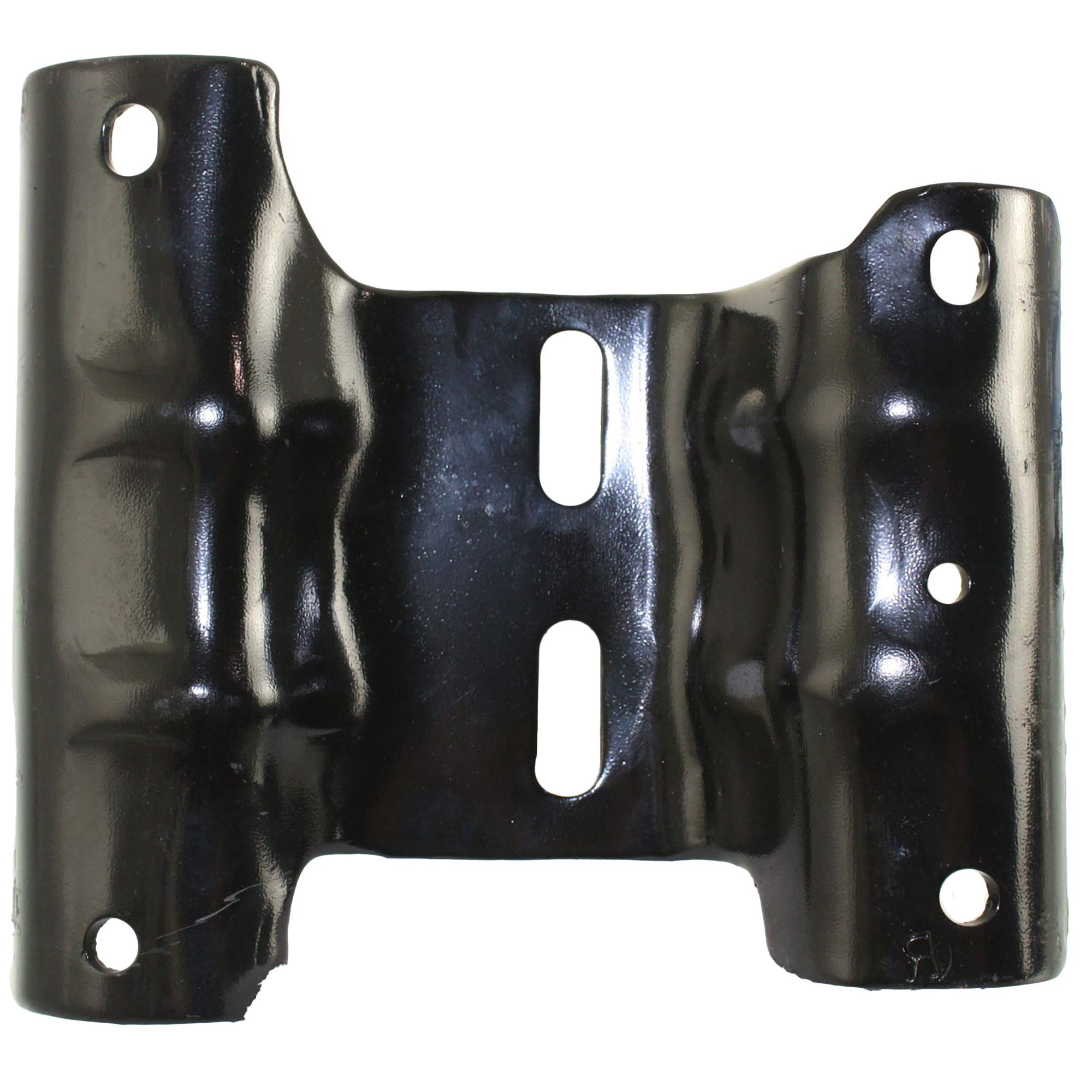 AM F SERIES 99-04 FRONT BUMPER BRACKET LH Plate SKU F013116 Partslink FO1066138 OEM XL3Z17B985AC