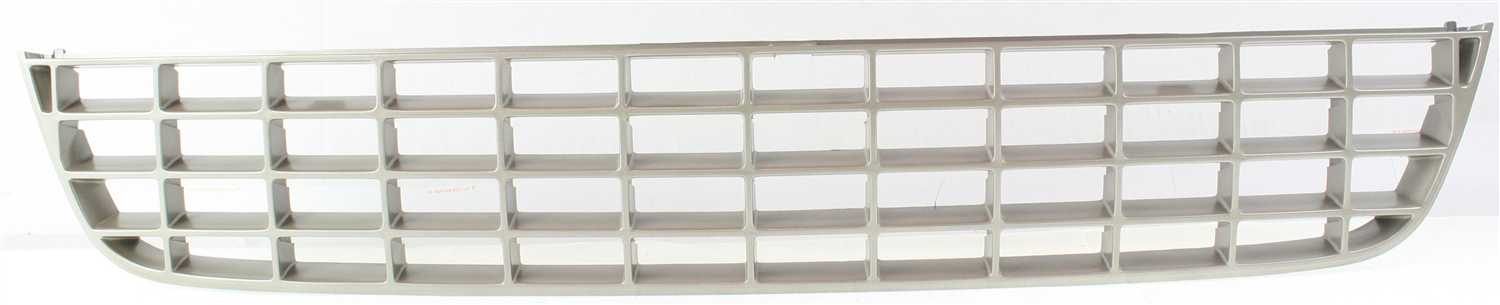 AM EXPEDITION 03-06 FRONT BUMPER GRILLE Center w o Engine Heater Primed Champagne Eddie Bauer Model SKU F015308 Partslink FO1036102 OEM 2L1Z17D635AAA