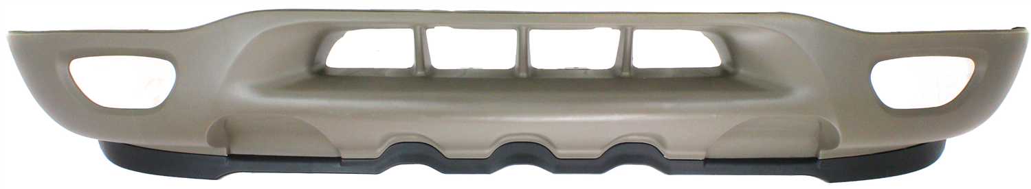 AM EXPEDITION 99-02 F 150-99-03 FRONT LOWER VALANCE Panel Plastic Painted Beige w Fog Light Holes w o Tow Hook Holes SKU F017510 Partslink FO1095182 OEM XL3Z17626DAA