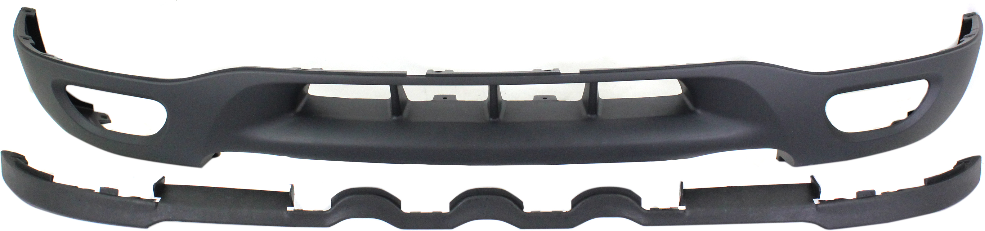 AM EXPEDITION 99-02 F 150-99-03 FRONT LOWER VALANCE Panel Textured w Fog Light Holes and Tow Hook Holes SKU F017527 Partslink FO1095181 OEM XL3Z17626BA