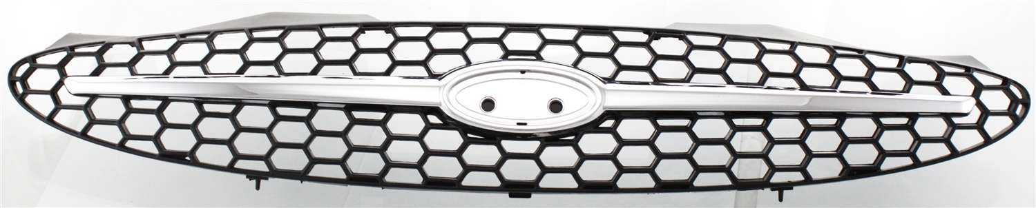 AM TAURUS 00-03 GRILLE Painted Black Shell and Insert 02-03 w o Sport Edition w Chrome Center Bar SKU F070108 Partslink FO1200373 OEM YF1Z8200AA