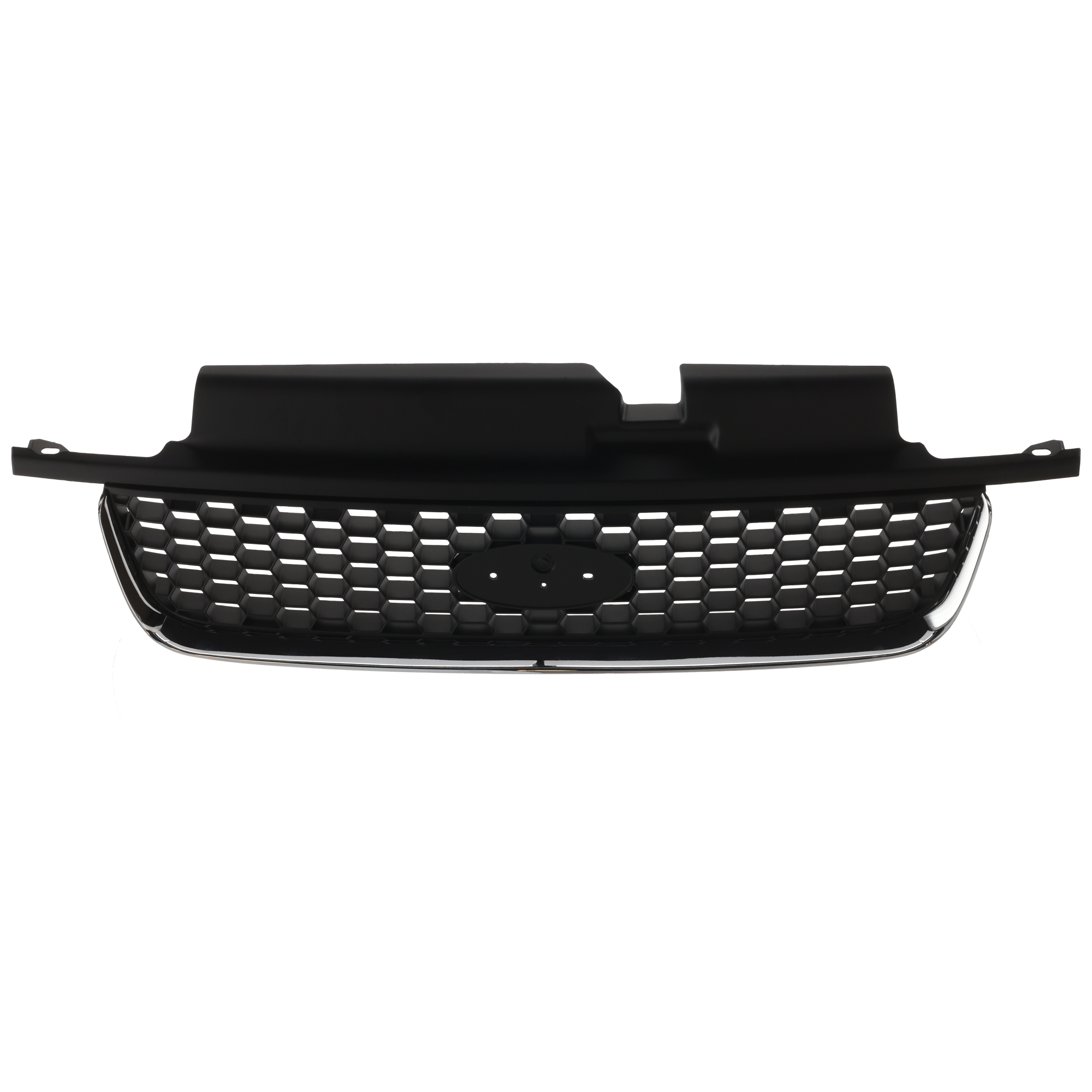 AM ESCAPE 01-04 GRILLE Plastic Black Shell and Insert w Chrome Molding Limited XLT Model SKU F070115 Partslink FO1200390 OEM YL8Z17B968BA