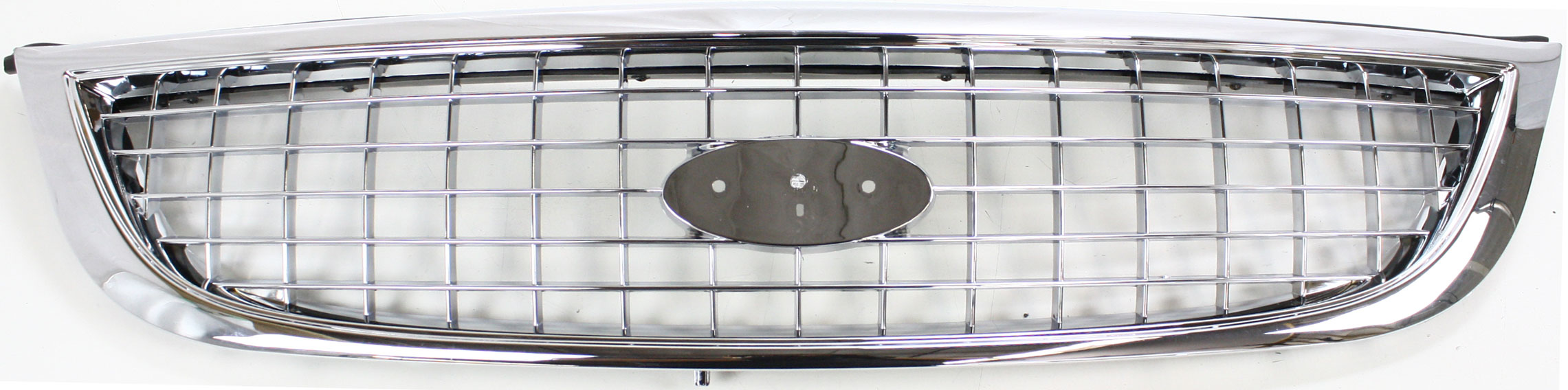 AM WINDSTAR 01-03 GRILLE Plastic Chrome Shell Painted Black Insert Exc Limited Model SKU F070117 Partslink FO1200392 OEM 1F2Z8200AA