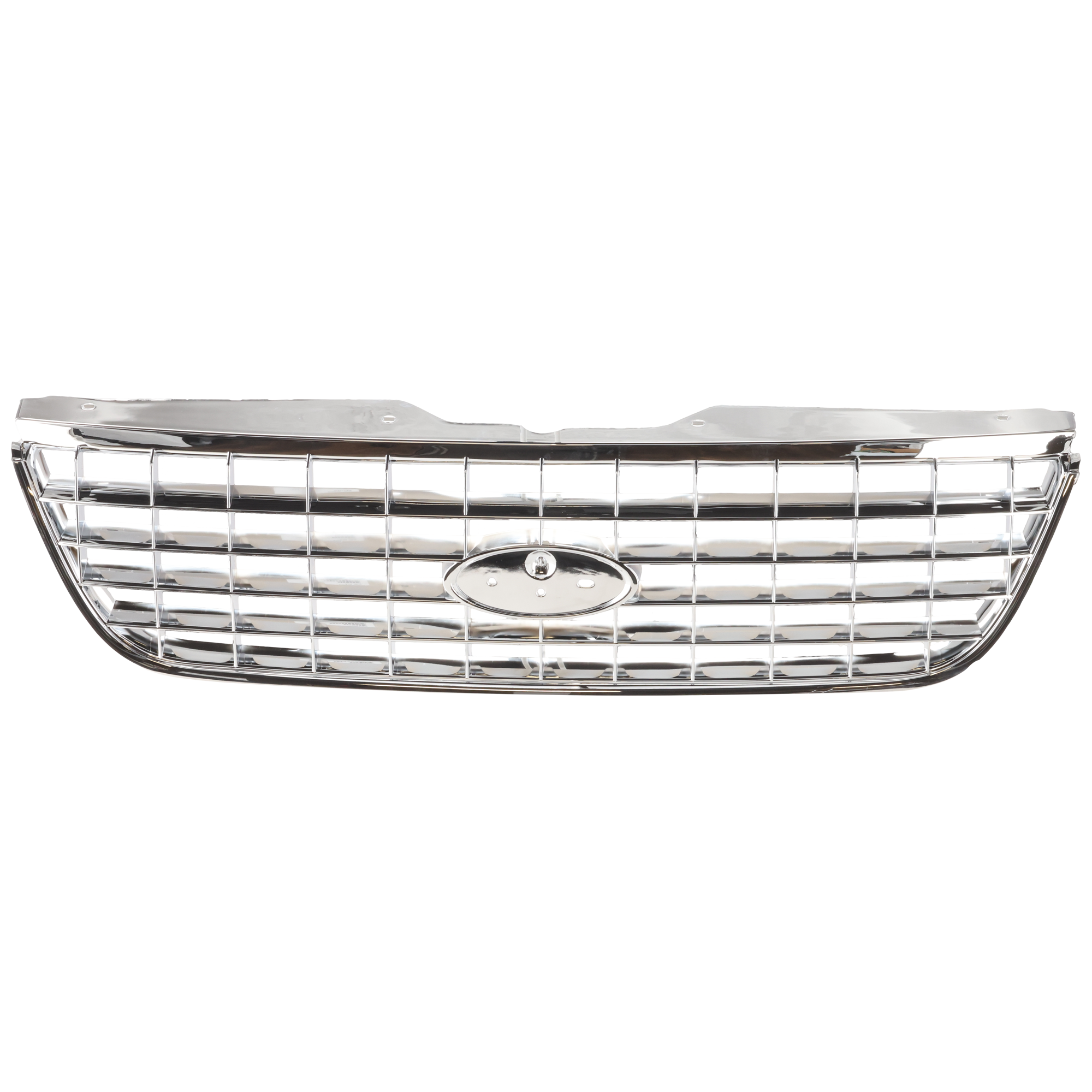 AM EXPLORER 02-05 GRILLE Chrome Shell and Insert Eddie Bauer Limited NBX XLT XLT Sport XLS XLS Sport Models SKU F070121 Partslink FO1200402 OEM Performance 1L2Z8200AAB 1L2Z82
