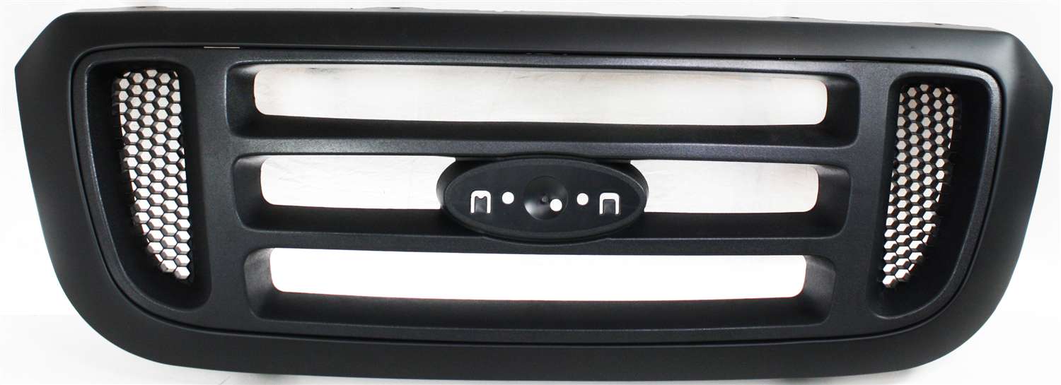 AM RANGER 04-05 GRILLE Horizontal Bar Insert Painted Black Shell and Insert 2WD XL XLT Edge Tremor Models SKU F070164 Partslink FO1200454 OEM 4L5Z8200GAK